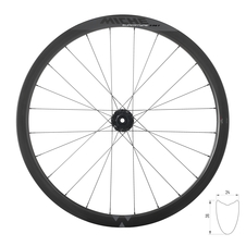 Zapletená kola Miche SUPERTYPE 336 T DX 36 DISC galusk.