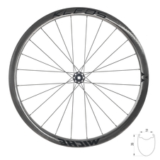 Zapletená kola Miche KLEOS 36 DISC plášťová