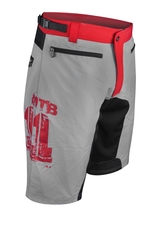 Kraťasy Force MTB-11 s odnímatelnou vložkou, sv.šedé