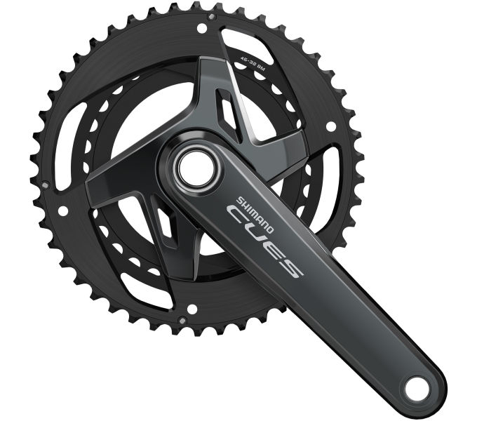 Kliky 2 Shimano CUES FC-U8000 2x11 46x32z 175mm černé