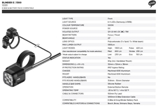 Přední světlo KNOG Blinder E-bike 1300 lm
