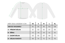 Dres s dlouhým rukávem  ROCDAY Stage Black/Grey