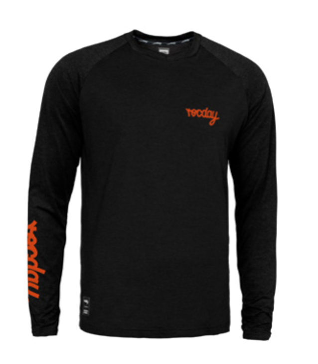 Dres s dlouhým rukávem  ROCDAY Evo Race Black/Orange