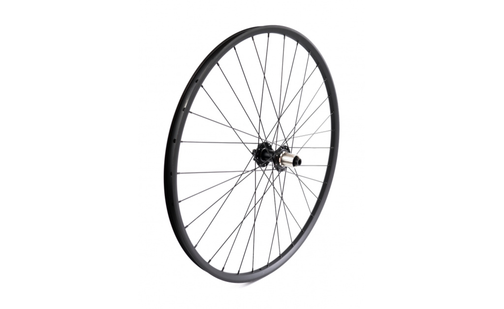 Zapletené kolo Pells Disc 29 Thru-Axle zadní