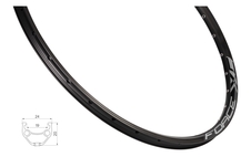 Ráfek Force XC BASIC DISC 559x19, 36děr, černý