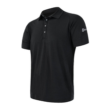 Triko krátké pánské SENSOR MERINO ACTIVE POLO černé