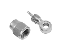 Koncovka banjo 2,1mm s převlečnou maticí