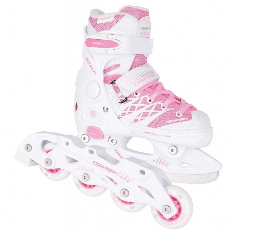 Brusle dětské Tempish CLIPS DUO bílo-růžové