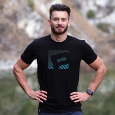 Triko krátké pánské Progress BARBAR P černé