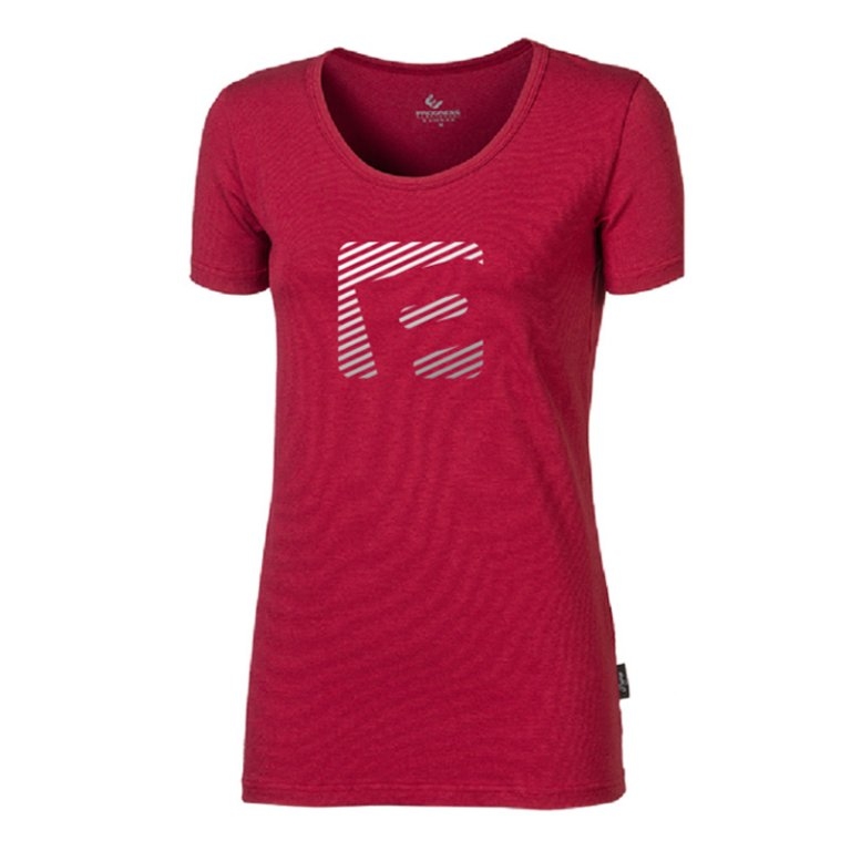 Triko krátké dámské Progress SASA P višňové