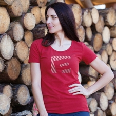 Triko krátké dámské Progress SASA P višňové