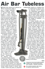 Hustilka nožní Author AAP Air Bar Tubeless