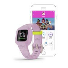 Hodinky Garmin vívofit jr. 3, Floral Pink