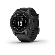 Hodinky Garmin fenix 7S Pro Sapphire Solar Edition, Carbon Gray DLC Titanium/Black Band
