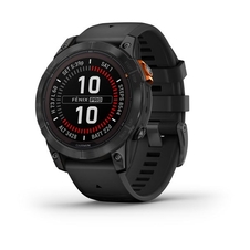 Hodinky Garmin fenix 7 Pro Solar Edition, Gray/Black Band
