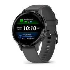Hodinky Garmin Venu 3S, Slate/Gray, Silicone band