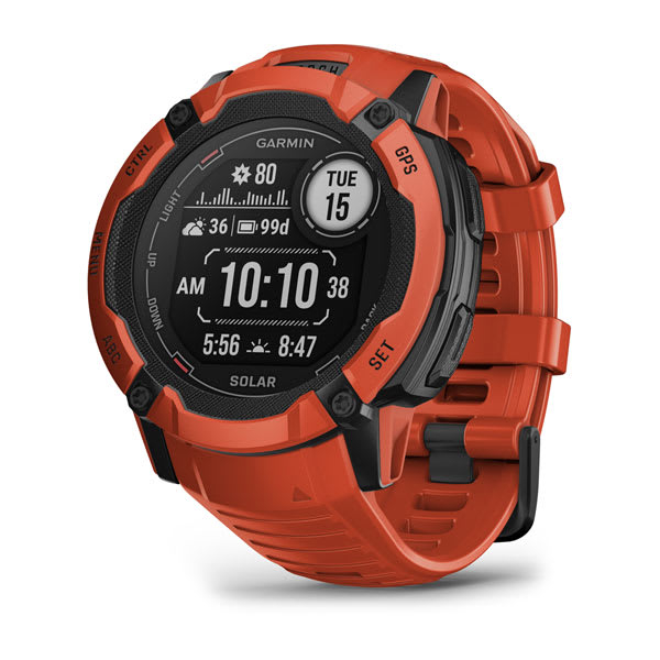 Hodinky Garmin Instinct 2X Solar, Flame Red