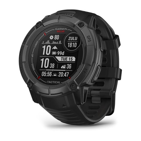 Hodinky Garmin Instinct 2X Solar, Tactical Edition, Černý