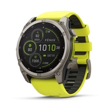 Hodinky Garmin fenix 8, 51 mm, Solar, Sapphire, Titanium s Yellow/Graphite