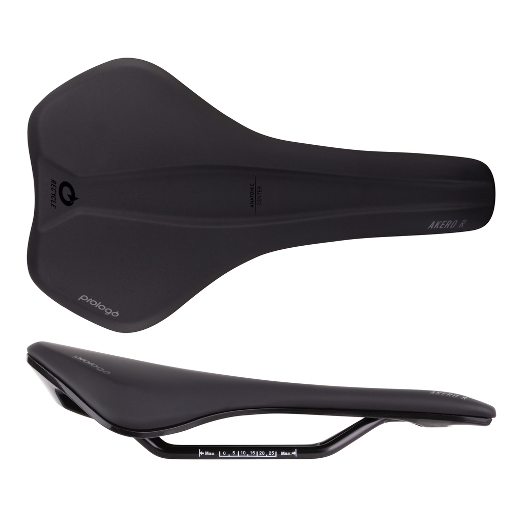 Sedlo PROLOGO AKERO R RECYCLED STEEL 150 černé