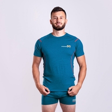 Boxerky Progress SKN merino petrol melír