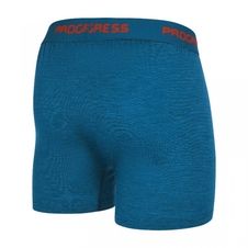 Boxerky Progress SKN merino petrol melír