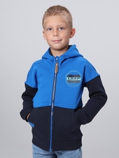 Mikina dětská LOAP DIZAR modrá/tmavě modrá