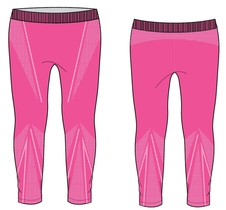 Funkční kalhoty dětské R2 BASSY ATF314A-pink