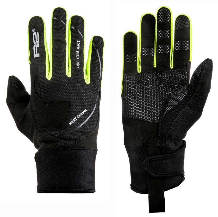 Zateplené rukavice R2 BLIZZARD ATR03E-yellow