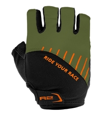 Cyklistické rukavice R2 VOUK ATR19R-green