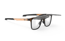 Dioptrické brýle Rudy Project INKAS FLIP-UP XL-brown