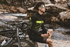 Dres Force SPRAY dlouhý rukáv, army-fluo