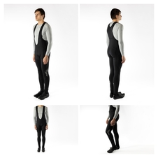 Kalhoty Force SHARD WINDSTER se šráky bez vložky, črn