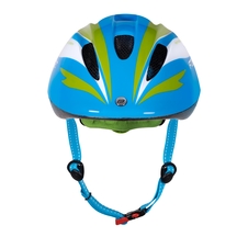 Dětská přilba FORCE FUN STRIPES, modro-zel-bílá