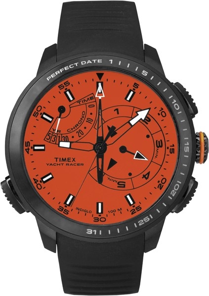 Hodinky Timex Intelligent Quartz Men's Yacht Racer oranž