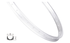 Ráfek REMERX RMX21 406x21, 36děr, stříbrný