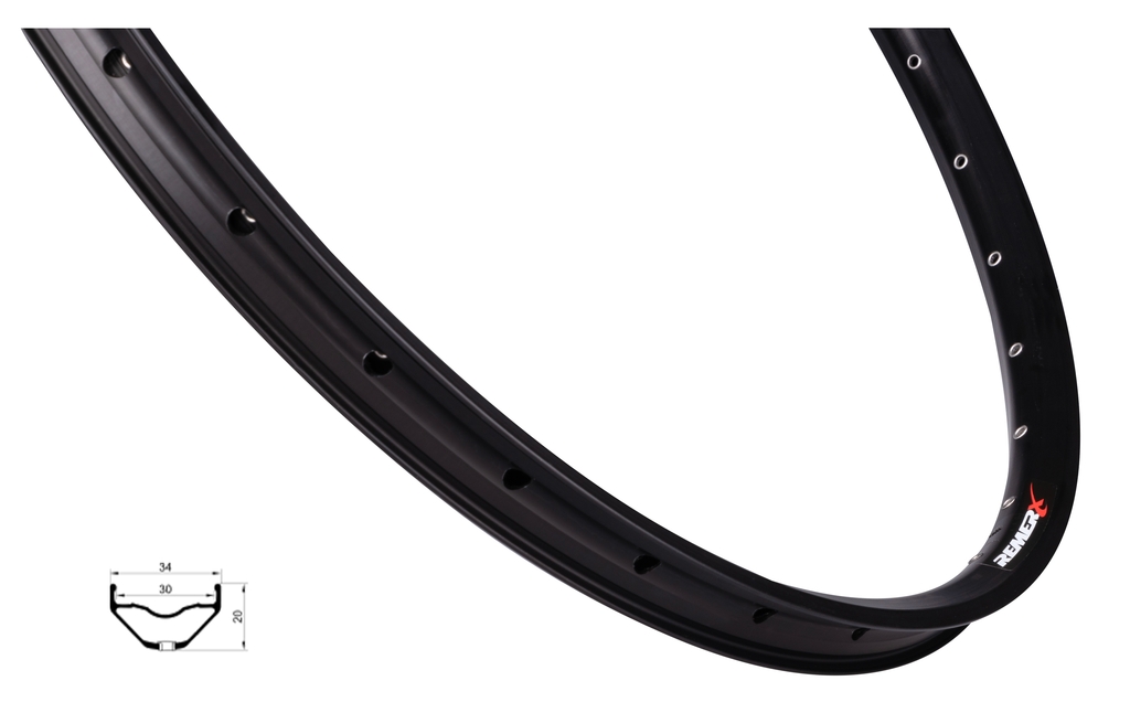 Ráfek REMERX RX 2030 DISC 622x30, 32děr, černý