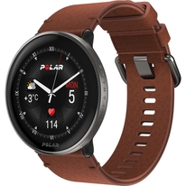 Hodinky Polar Ignite 3 Titanium, kožený a silikonový řemínek