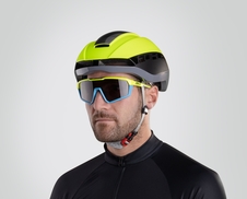 Přilba Force ORCA, fluo mat-šedá