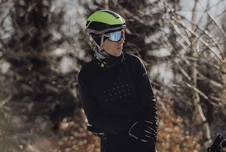 Přilba Force ORCA, fluo mat-šedá