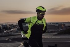 Přilba Force ORCA, fluo mat-šedá