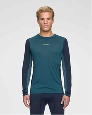 Triko BJ Performance wool LS teal