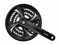 Kliky Shimano Tourney FC-TX801 3x6/7/8 42/32/22z 170mm černé