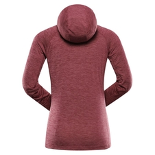 Mikina dámská ALPINE PRO ROLTA rychleschnoucí růžová