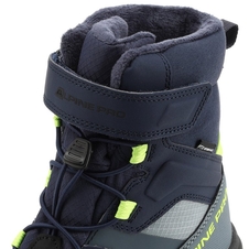 Boty dětské ALPINE PRO NERO s membránou PTX modré