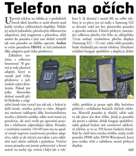 Brašna na představec na telefon Author A-H810 L