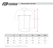 Dres Force PURE kr. rukáv, modrý 6