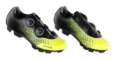 Tretry FORCE MTB SCORE, fluo-černé