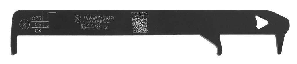 Měrka na řetěz UNIOR, ocelová