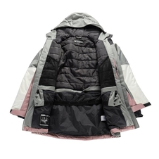 Bunda dámská ALPINE PRO GARGA s membránou PTX šedá
